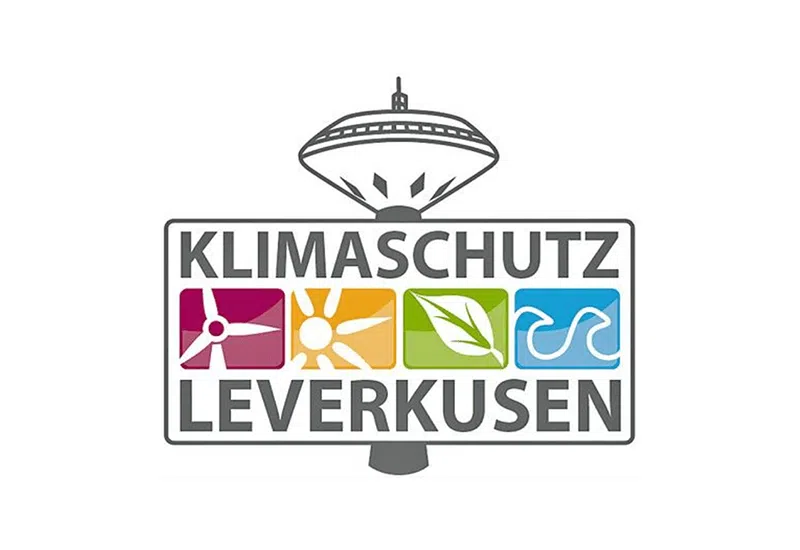 Logo Klimaschutz Leverkusen.